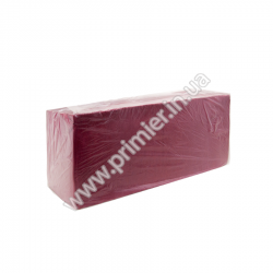 Серветка 33*33 "Прем'єр" 2-сл. Барна бордо 1/300