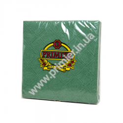Серветка 33*33 "Прем'єр" 2-шарова зелена